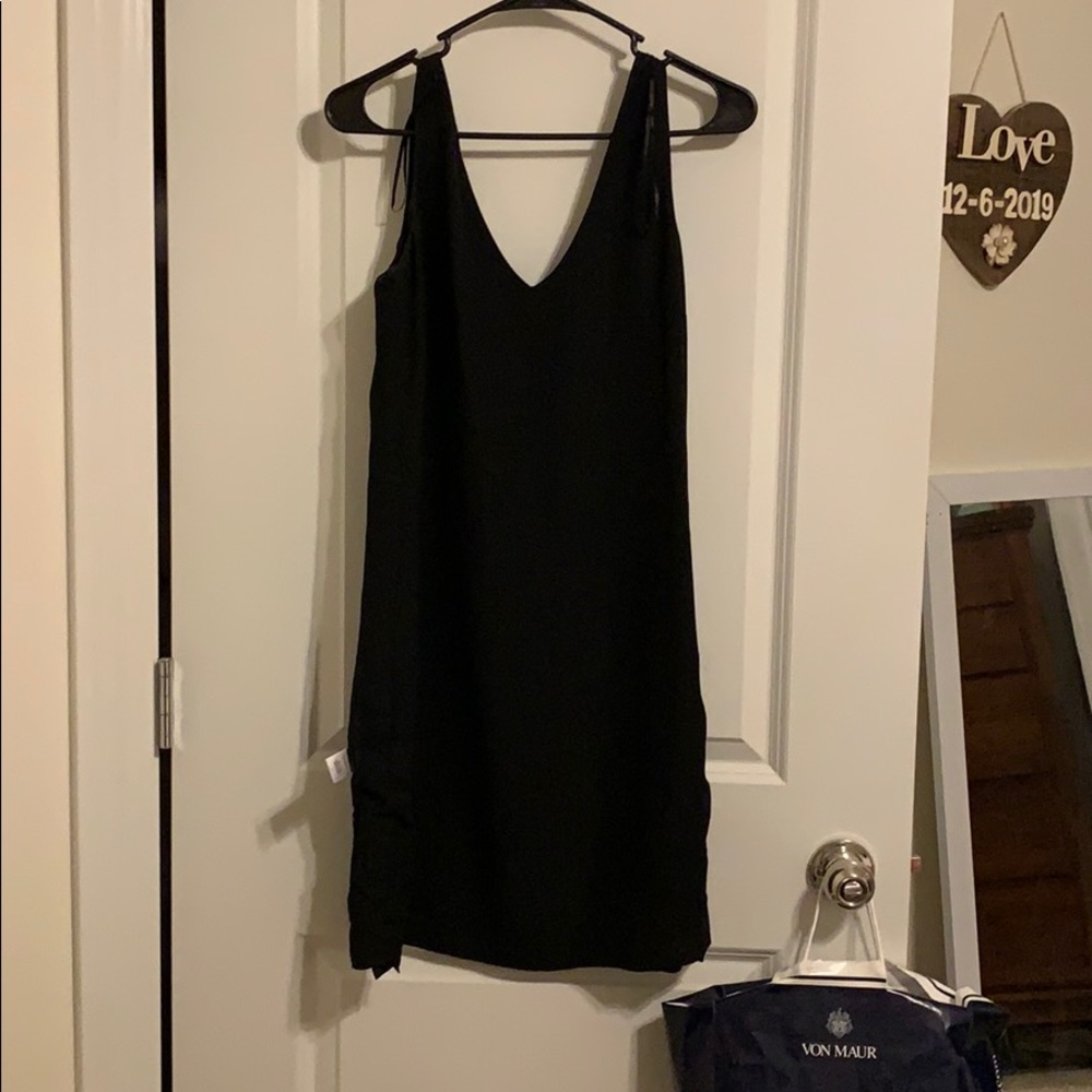 Black shift dress